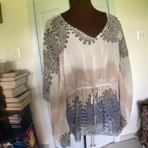 Charlotte Russe boho blouse